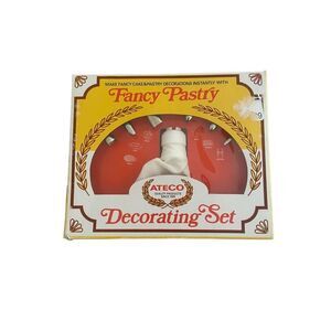 Vintage‎ Lot of 6 Ateco Piping Tips Cake Decorating Tools Icing Korea